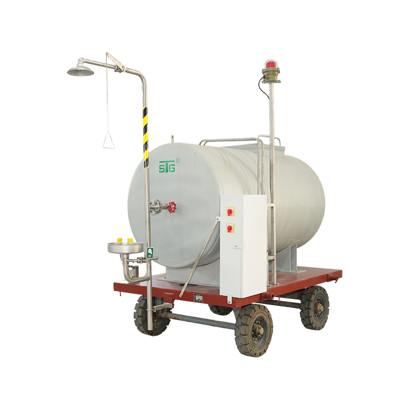 Mobile type Emergency eyewash and shower